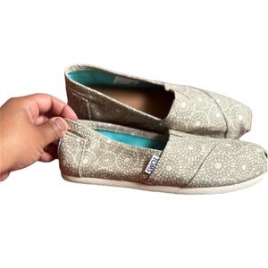 Toms Oxford Tan Shibori Dot Women's Shoes